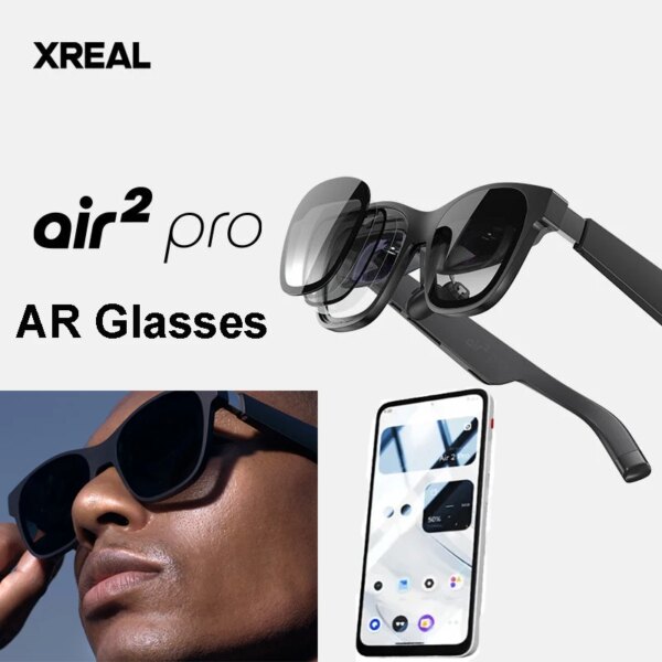 XREAL Nreal Air 2 Pro Smart AR Glasses HD 130 Inch Large Screen 1080p View Portable Private Cinema NOT VR Glasses