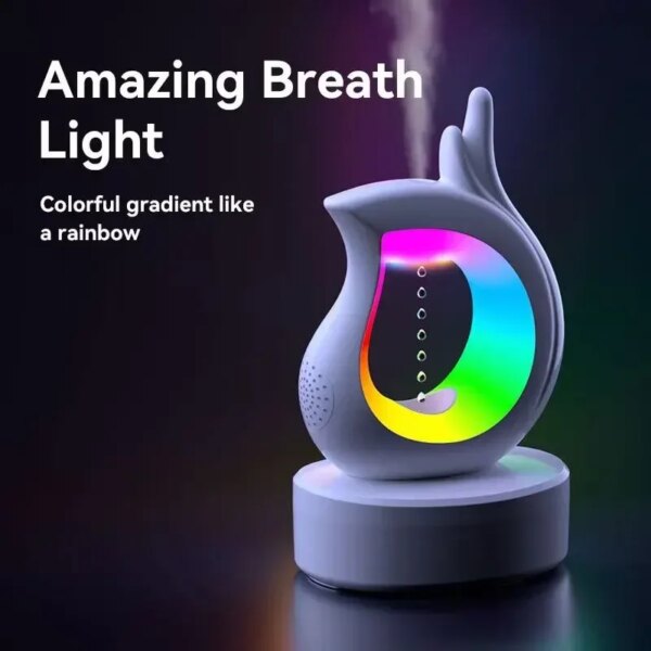 Portable Bluetooth Speaker, Anti Gravity Air Humidifier, Atmospheric Night Light, Heavy Bass, Bedroom Ambient Light, Musiclayer - Image 4