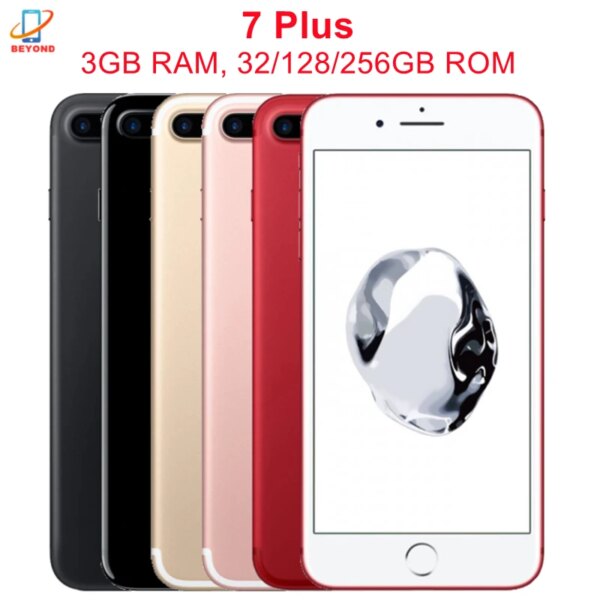 Apple iPhone 7 / 7Plus 32GB 128GB 256GB ROM 4.7'/5.5' IPS LCD 12MP 4G LTE Quad Core IOS NFC Original Unlocked Mobile Phone - Image 3