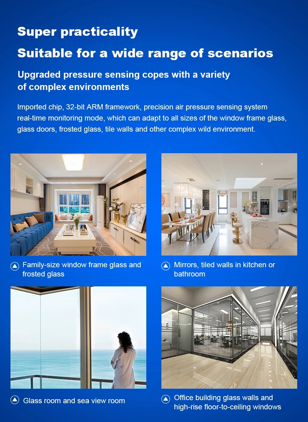 Window Cleaning Robot Liectroux YW810,Dual Water Spray,Smart Memory, Laser Sensor,Home Glass Floor Wall Robot Window Cleaner