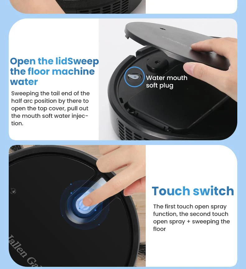 5-in-1 Wireless Smart Robot Vacuum Cleaner Multifunctional Super Quiet Vacuuming Mopping Humidifying For Home Use Home Appliance 5-in-1 Wireless Smart Robot Vacuum Cleaner Multifunctional Super Quiet Vacuuming Mopping Humidifying For Home Use Home Appliance