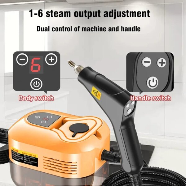 2500W Handheld Steam Cleaner High Temperature Pressurized Steam Cleaning Machine Set for Kitchen Furniture Bathroom Car SteamMop - Image 2