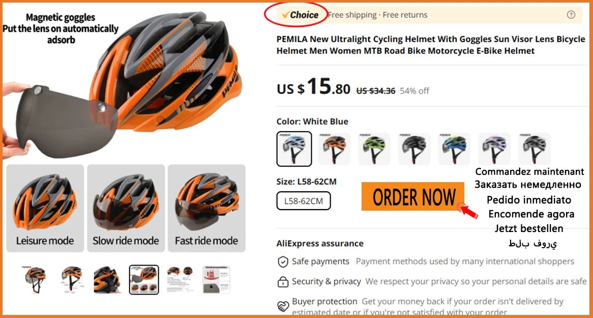 PEMILA 2024 New Ultralight Cycling Helmet Cycling Safety Cap MTB Bicycle Helmet For Women Men Racing Equipment Bike Helmet Visor