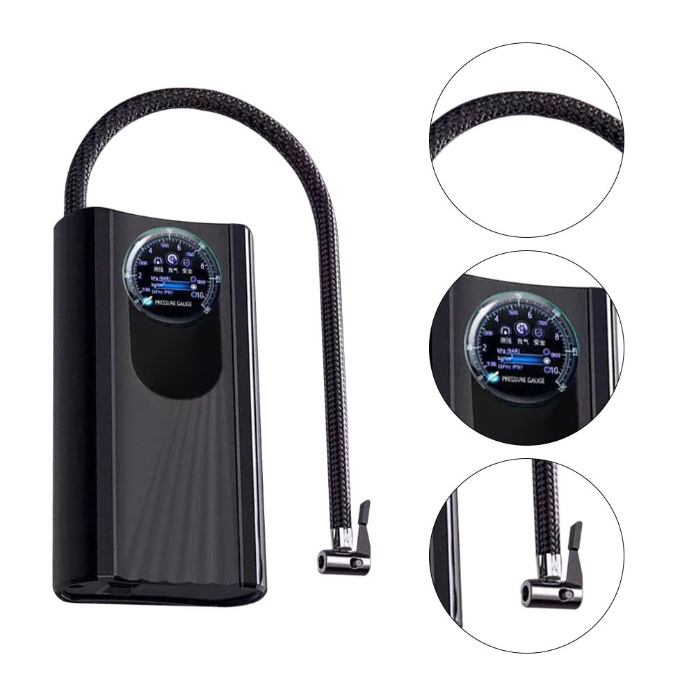 12V Electric Air Compressor Quick Inflating Portable Tyre Inflator Cigarette Lighter Electronic Inflatable Pump for Car Auto