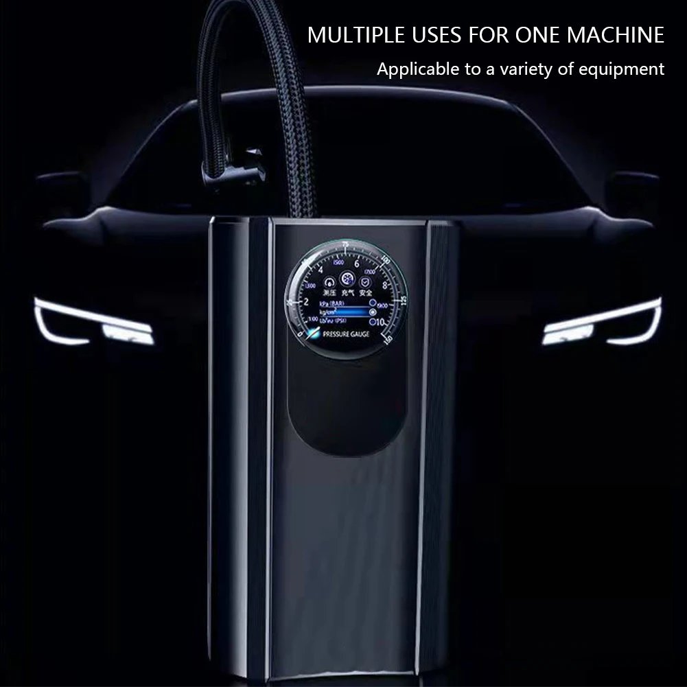 12V Electric Air Compressor Quick Inflating Portable Tyre Inflator Cigarette Lighter Electronic Inflatable Pump for Car Auto
