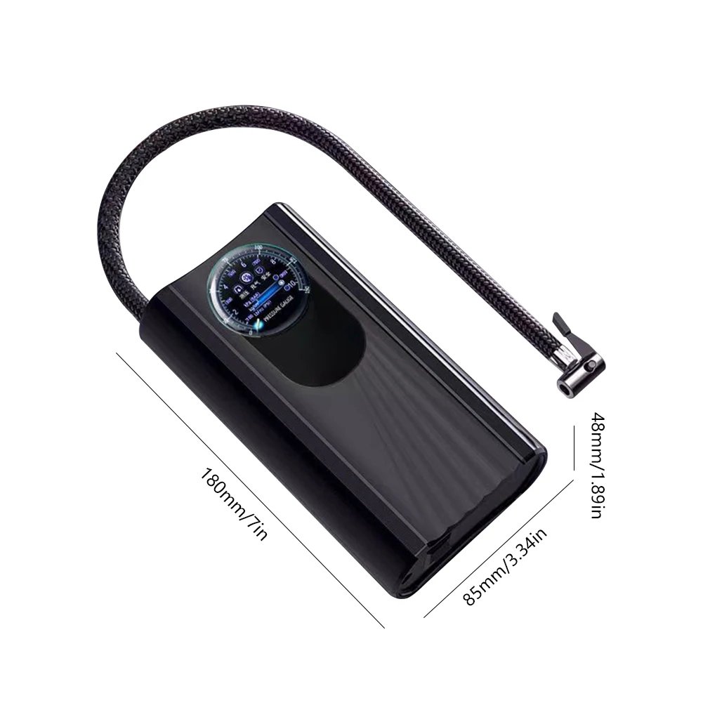 12V Electric Air Compressor Quick Inflating Portable Tyre Inflator Cigarette Lighter Electronic Inflatable Pump for Car Auto