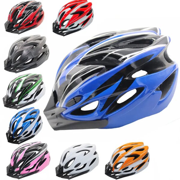 Unisex Adult Bicycle Helmet Road Mountain Bike Helmets Adjustable Ultralight bike safety helmet EPS Material Cycling Equipment