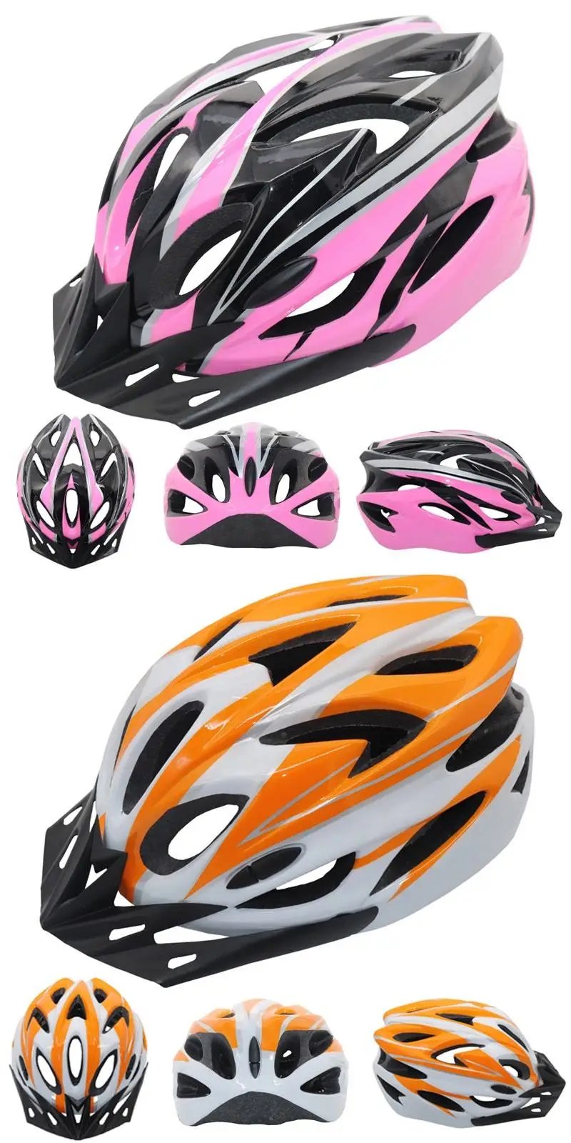 Unisex Adult Bicycle Helmet Road Mountain Bike Helmets Adjustable Ultralight bike safety helmet EPS Material Cycling Equipment