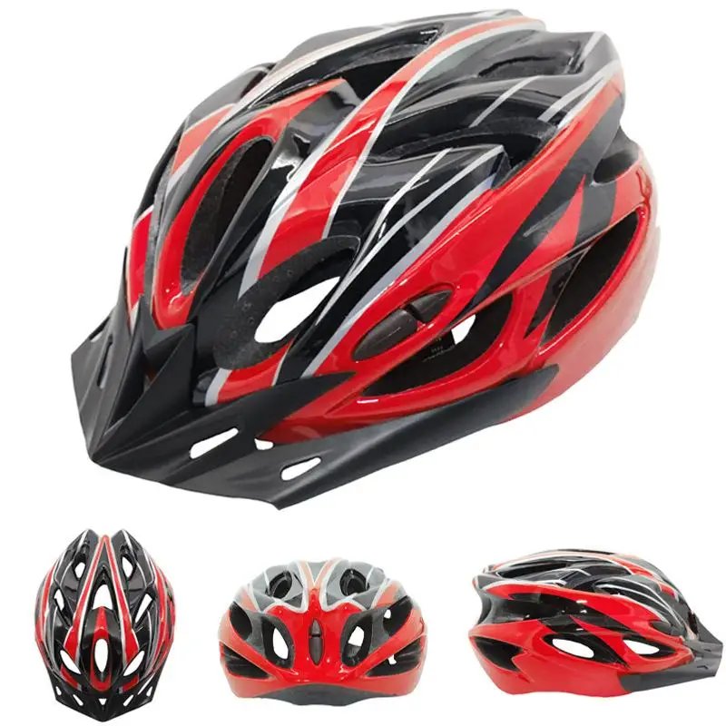 Unisex Adult Bicycle Helmet Road Mountain Bike Helmets Adjustable Ultralight bike safety helmet EPS Material Cycling Equipment