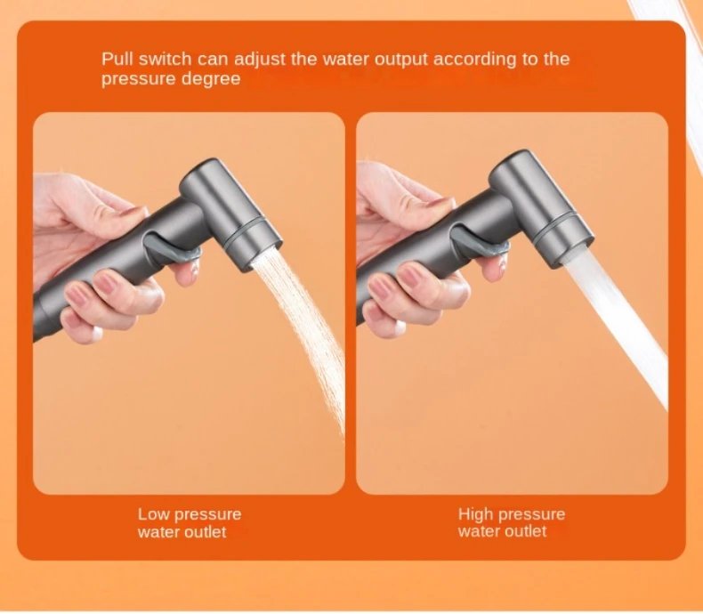 Bidet toilet sprayer set spray water bathroom handheld bidet sprayer toilet shower double outlet angle valve toilet accessories