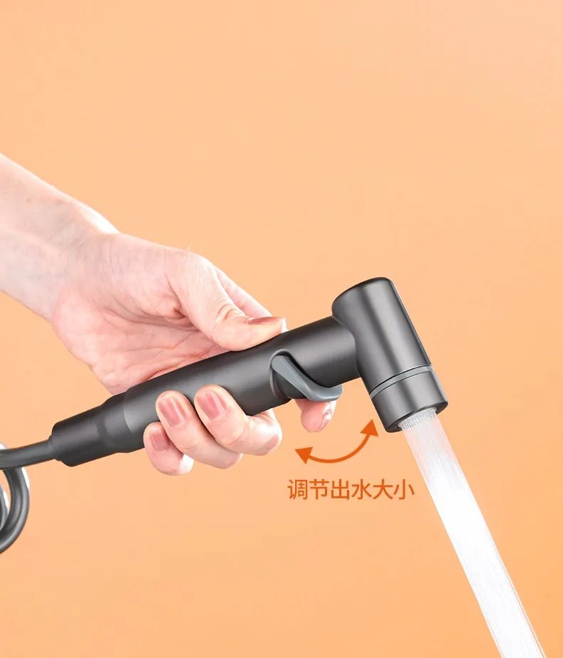 Bidet toilet sprayer set spray water bathroom handheld bidet sprayer toilet shower double outlet angle valve toilet accessories