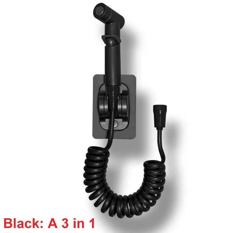 Bidet toilet sprayer set spray water bathroom handheld bidet sprayer toilet shower double outlet angle valve toilet accessories