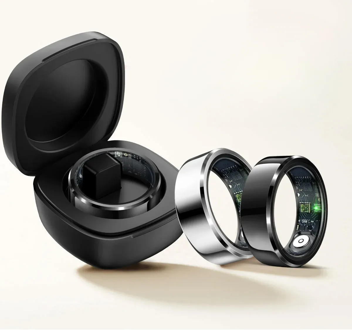 2025 Oura Smart Ring,  Heart Rate, Blood Oxygen, Sleep&Blood Pressure Tracker, Bluetooth R6Pro Smart Ring iOS Android Compatible