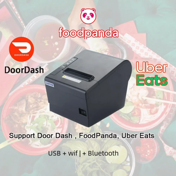 Hspos Printer U Ber Cuisine Printer For U Ber Eats Doordash Skip Essential For Sushi Bars Bbq Joints And Vegan Cafes