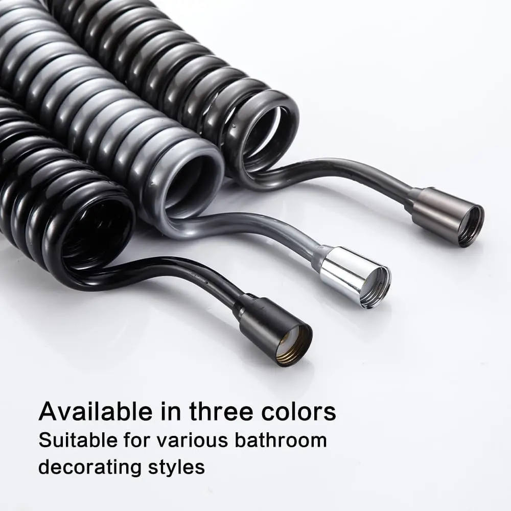 New 3M Spring Flexible Retractable Hose For Shower Head Toilet Bidet Water Pipe Plumbing Bathroom Spiral Flexible Shower Hose New 3M Spring Flexible Retractable Hose For Shower Head Toilet Bidet Water Pipe Plumbing Bathroom Spiral Flexible Shower Hose