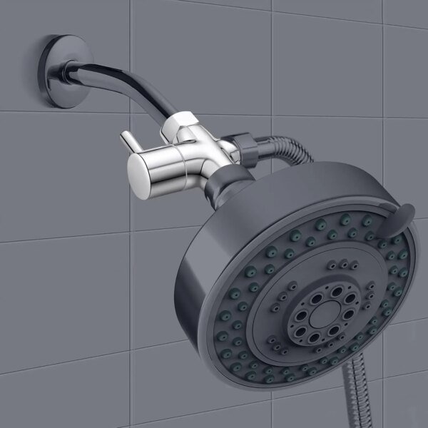 Brass 3-Way Diverter Valve G1/2" Water Separator Shower Arm Tee Adapter Faucet Cartridges for Hand Shower and Fixed Shower Head - Image 6