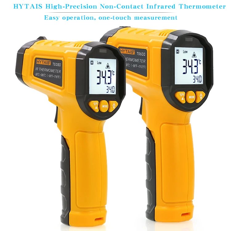 TS600 Infrared Non-Contact HYTAIS Thermometer Handheld Industrial High-Precision Electronic Temperature Gauge TS600