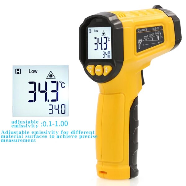 TS600 Infrared Non-Contact HYTAIS Thermometer Handheld Industrial High-Precision Electronic Temperature Gauge TS600 - Image 4
