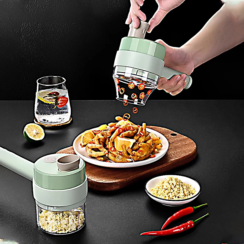 Multifunctional Electric Vegetable Chopper, Convenient Gadget for Home Kitchen, Fruit, Vegetable and Meat Chopping Tools Multifunctional Electric Vegetable Chopper, Convenient Gadget for Home Kitchen, Fruit, Vegetable and Meat Chopping Tools