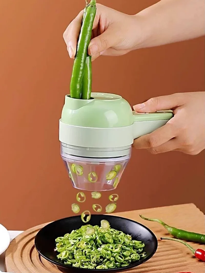 Multifunctional Electric Vegetable Chopper, Convenient Gadget for Home Kitchen, Fruit, Vegetable and Meat Chopping Tools Multifunctional Electric Vegetable Chopper, Convenient Gadget for Home Kitchen, Fruit, Vegetable and Meat Chopping Tools