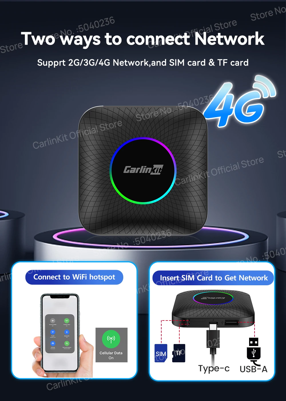2025 CarlinKit CarPlay AI Box Android 13.0 SM6225 QCM6125 Android Auto Wireless CarPlay Adapter 2.4+5GGPS 64G 128G FOTA Upgrade 2025 CarlinKit CarPlay AI Box Android 13.0 SM6225 QCM6125 Android Auto Wireless CarPlay Adapter 2.4+5GGPS 64G 128G FOTA Upgrade