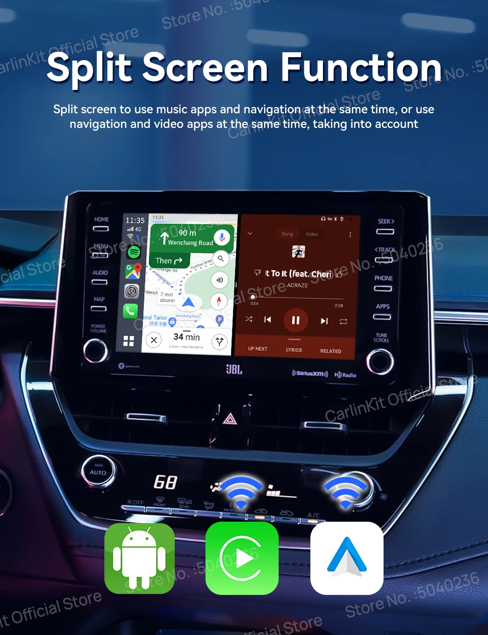 2025 CarlinKit CarPlay AI Box Android 13.0 SM6225 QCM6125 Android Auto Wireless CarPlay Adapter 2.4+5GGPS 64G 128G FOTA Upgrade 2025 CarlinKit CarPlay AI Box Android 13.0 SM6225 QCM6125 Android Auto Wireless CarPlay Adapter 2.4+5GGPS 64G 128G FOTA Upgrade