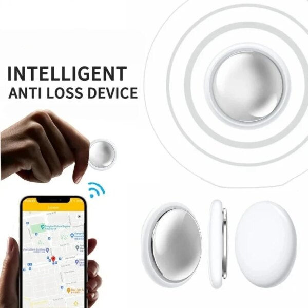 Mini GPS Tracker System For FindMy App Airtag Smart Bluetooth Locator Child Finder Bag Anti-Loss Pet Collar with Tracker