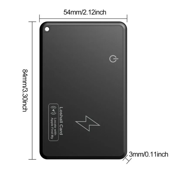 New Wireless Bluetooth Charging Tracking Location Wallet Tracker Card Waterproof GPS Locator Tracker Work for Apple Find My App - Image 4