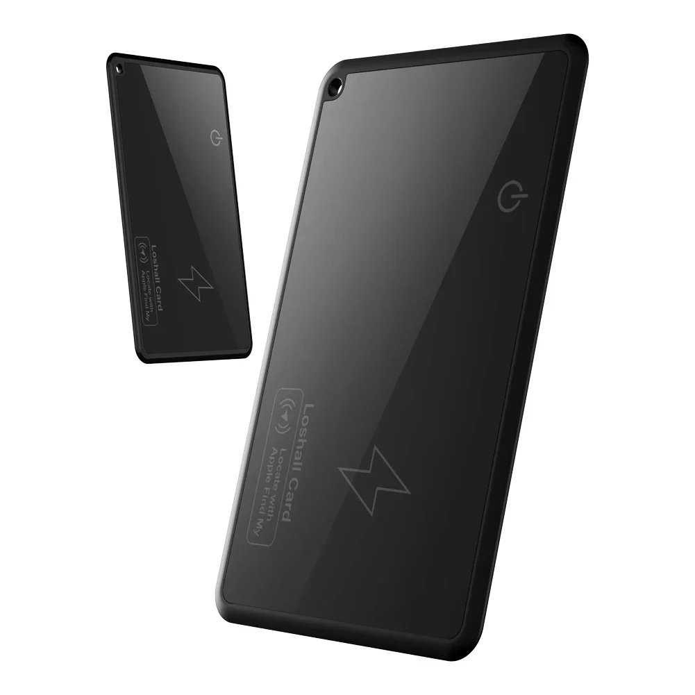 New Wireless Bluetooth Charging Tracking Location Wallet Tracker Card Waterproof GPS Locator Tracker Work for Apple Find My App