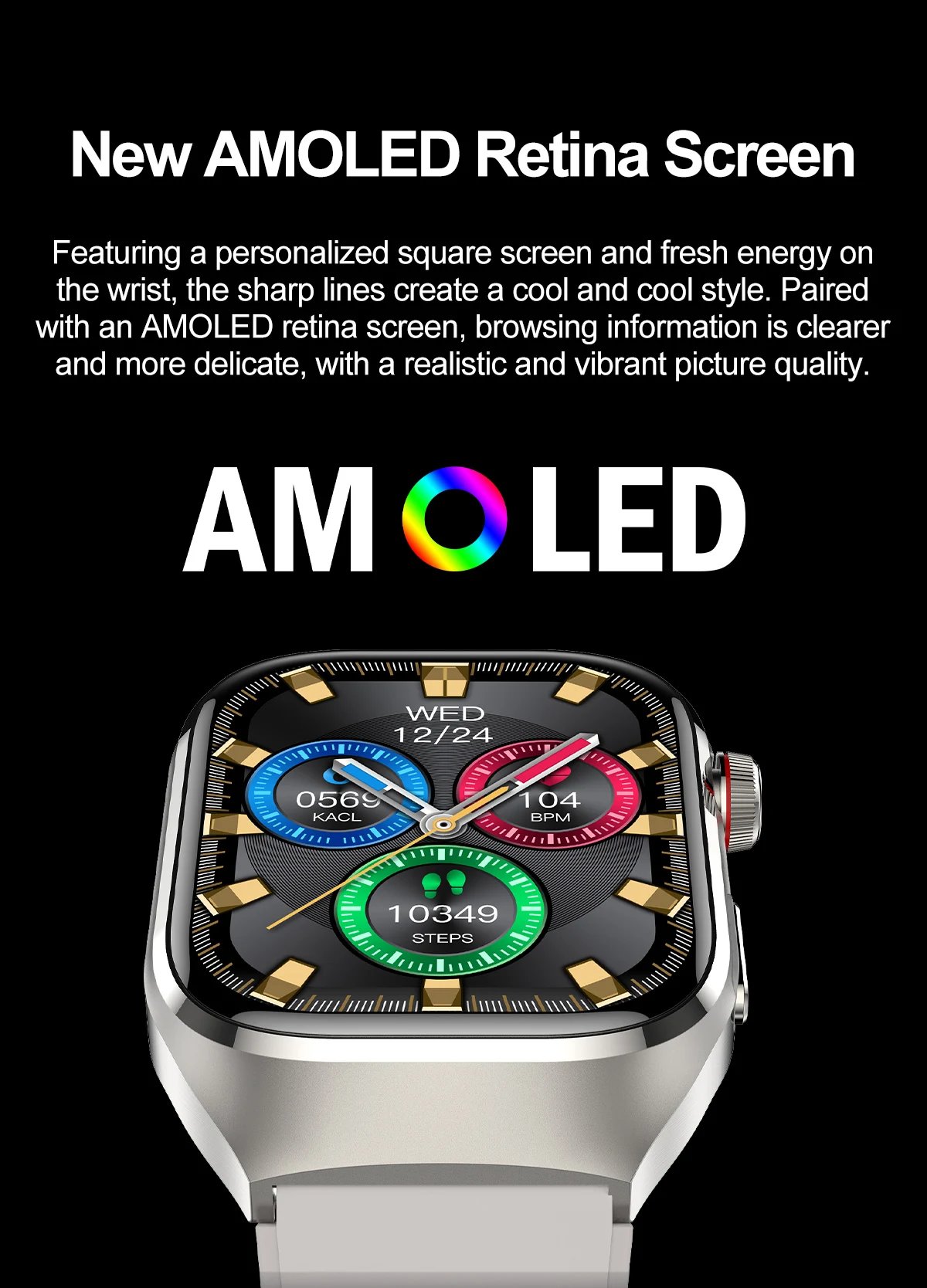 2025 New ECG+PPG Accurate Measure Heart Rate Smart Watch Men Blood Pressure Lipids Uric Acid Bluetooth Call Health Smartwatches