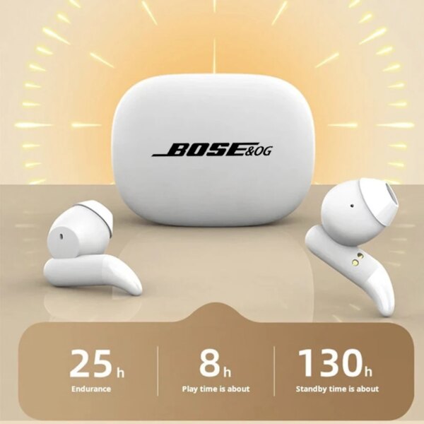 BOSE&OG Wireless Bluetooth Headphone In-ear Earplug Sleep Noise Reduction Sliding Cover Headset Sports/Gaming Earphones With Mic - Image 2