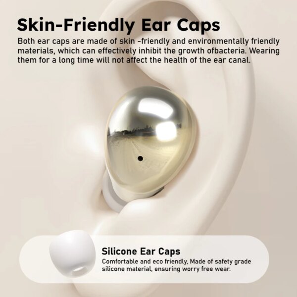 Sansui W42 Sleeping Earbuds Noise Canceling Ture Wireless Bluetooth 5.4 Earphone IPX4 Waterproof Bluetooth Headphone ENC HD Call - Image 4