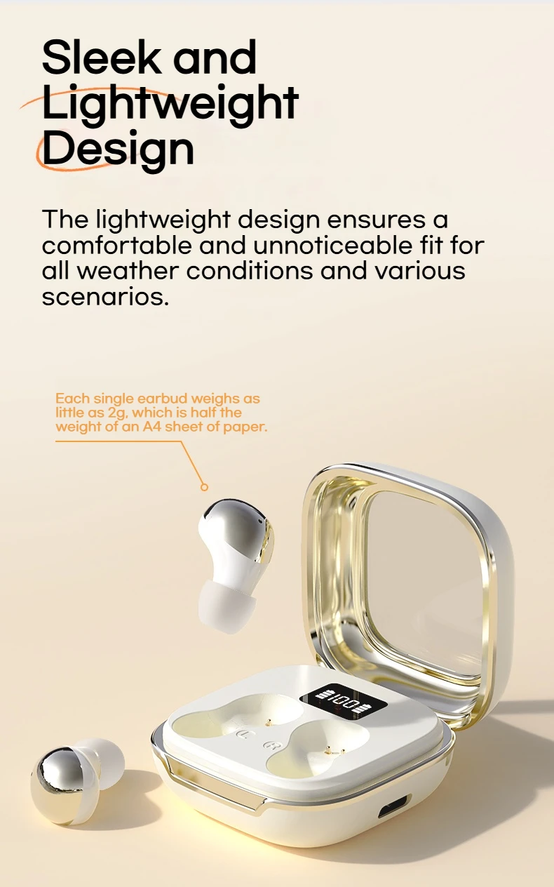 Sansui W42 Sleeping Earbuds Noise Canceling Ture Wireless Bluetooth 5.4 Earphone IPX4 Waterproof Bluetooth Headphone ENC HD Call Sansui W42 Sleeping Earbuds Noise Canceling Ture Wireless Bluetooth 5.4 Earphone IPX4 Waterproof Bluetooth Headphone ENC HD Call