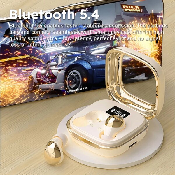 Sansui W42 Sleeping Earbuds Noise Canceling Ture Wireless Bluetooth 5.4 Earphone IPX4 Waterproof Bluetooth Headphone ENC HD Call - Image 6