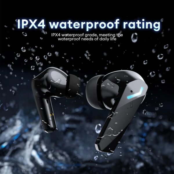 Lenovo GM2 PRO MAX Bluetooth 5.4 Wireless Earphones LED Digital Display Waterproof Sport Earbuds Noise Cancelling Gaming Headset - Image 4