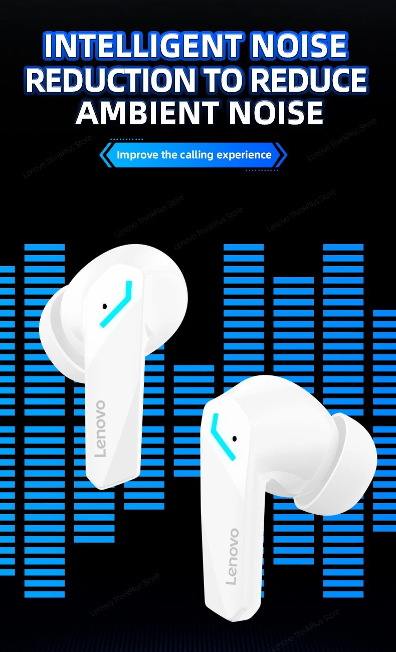 Original Lenovo GM2 Pro Gaming Earphone Bluetooth Wireless Dual Mode Earbuds Low Latency Headphones HD Call Headset With Mic New