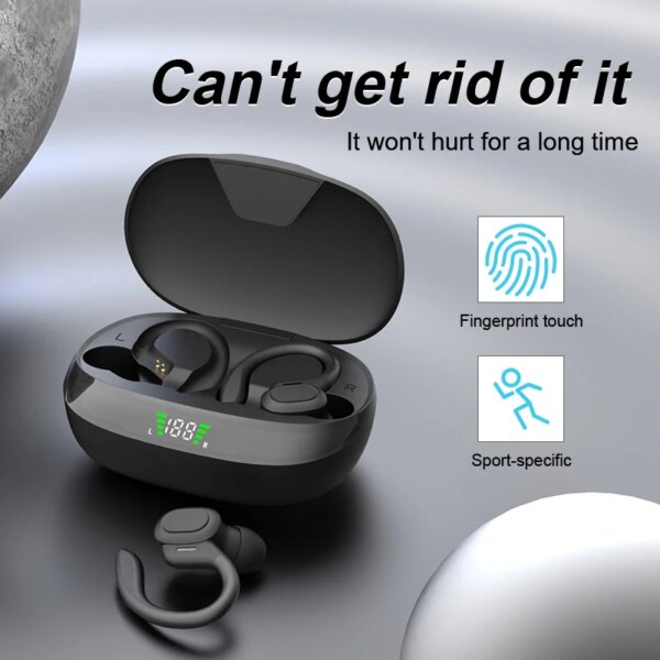 SHUKE Bluetooth Earbuds Wireless Earphones Sport EarHook Headset 9D Hifi Stereo Sound Waterproof Headphones In Ear With Micphone - Image 3