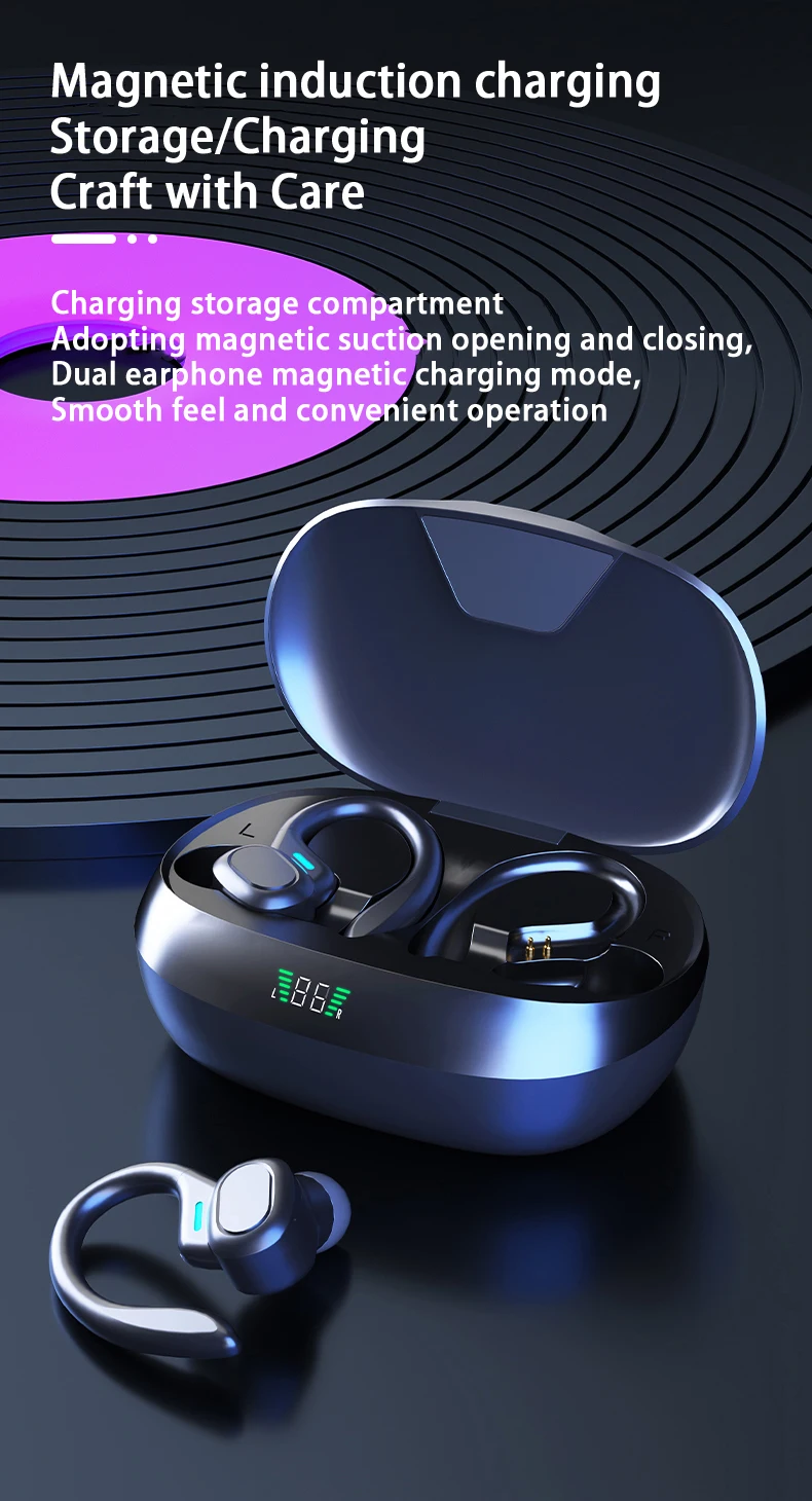 SHUKE Bluetooth Earbuds Wireless Earphones Sport EarHook Headset 9D Hifi Stereo Sound Waterproof Headphones In Ear With Micphone SHUKE Bluetooth Earbuds Wireless Earphones Sport EarHook Headset 9D Hifi Stereo Sound Waterproof Headphones In Ear With Micphone