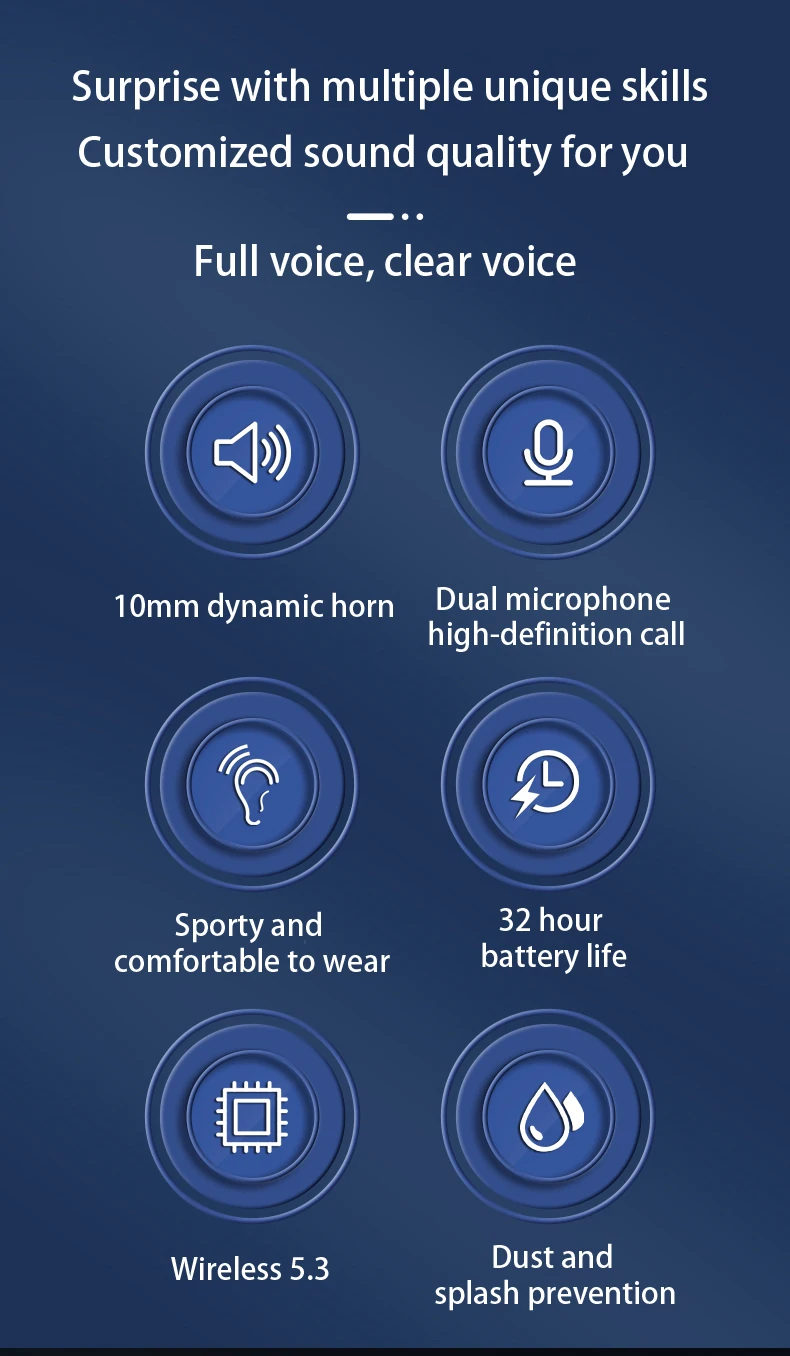 SHUKE Bluetooth Earbuds Wireless Earphones Sport EarHook Headset 9D Hifi Stereo Sound Waterproof Headphones In Ear With Micphone SHUKE Bluetooth Earbuds Wireless Earphones Sport EarHook Headset 9D Hifi Stereo Sound Waterproof Headphones In Ear With Micphone