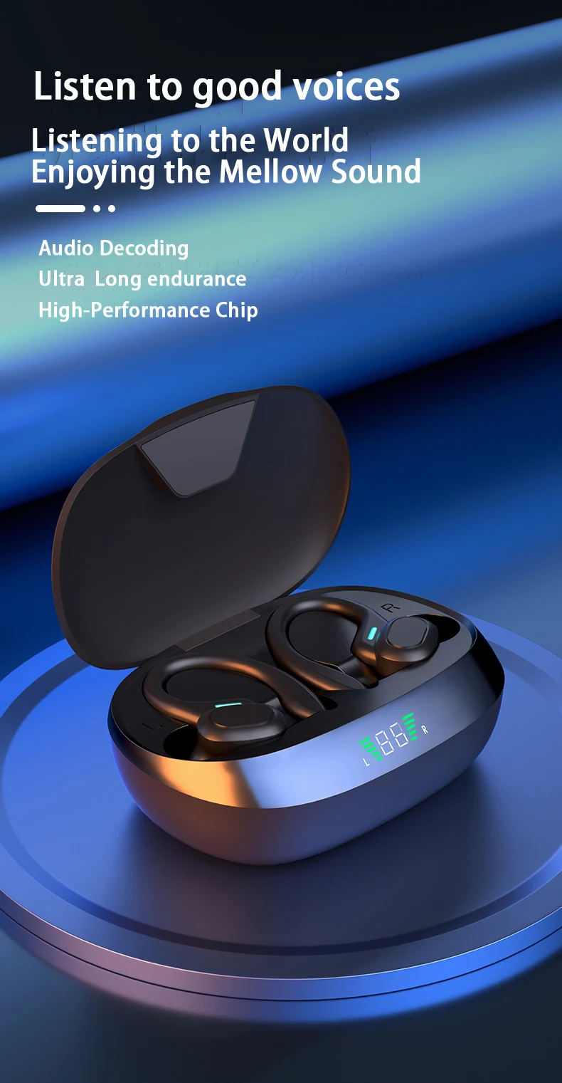 SHUKE Bluetooth Earbuds Wireless Earphones Sport EarHook Headset 9D Hifi Stereo Sound Waterproof Headphones In Ear With Micphone SHUKE Bluetooth Earbuds Wireless Earphones Sport EarHook Headset 9D Hifi Stereo Sound Waterproof Headphones In Ear With Micphone