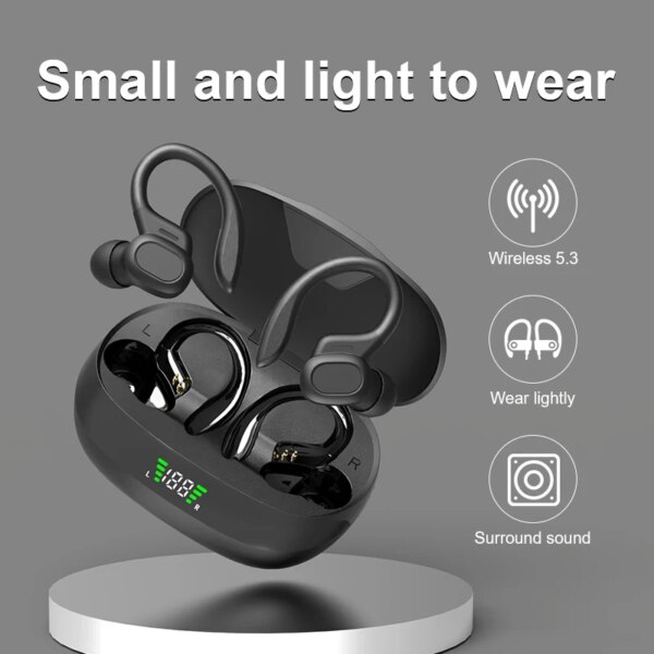 SHUKE Bluetooth Earbuds Wireless Earphones Sport EarHook Headset 9D Hifi Stereo Sound Waterproof Headphones In Ear With Micphone - Image 2