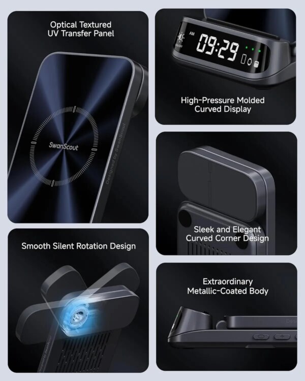SwanScout 708G2 Wireless Charger For Google Pixel 9 Pro Fold for Fitbit Versa 4 3 Sense 2 for Pixel Watch 3 2 for Pixel Buds Pro - Image 6