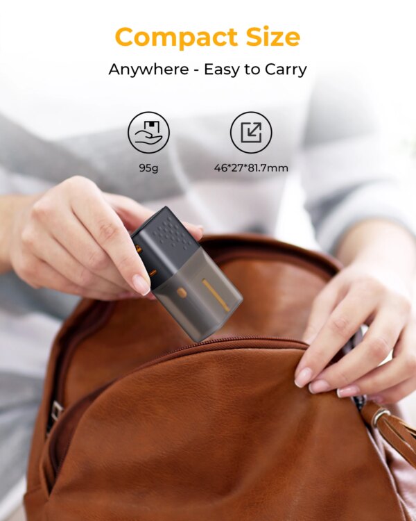 Voltme-Vito go 35W travel charger, pd3.0, qc3.0, quick charger for iPhone 15, 14, 13 Pro, Samsung, USB C+USB A fast charger - Image 5