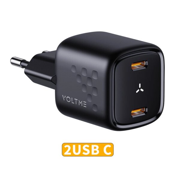 VOLTME Dual USB Fast Charger 30W Type C PD Quick Charge 3.0 Phone Charger for iPhone 15 14 Pro Max iPad Mini Xiaomi Samsung - Image 3