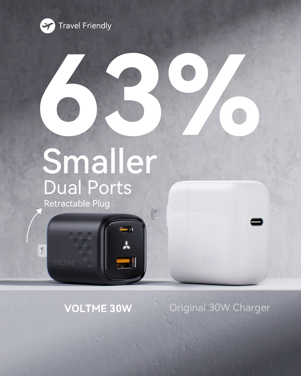VOLTME Dual USB Fast Charger 30W Type C PD Quick Charge 3.0 Phone Charger for iPhone 15 14 Pro Max iPad Mini Xiaomi Samsung VOLTME Dual USB Fast Charger 30W Type C PD Quick Charge 3.0 Phone Charger for iPhone 15 14 Pro Max iPad Mini Xiaomi Samsung
