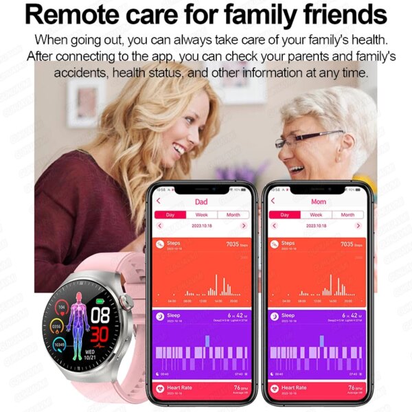 2025 New Uric acid monitoring Smart Watch ECG+PPG Blood lipids Blood pressure HD Sapphire BT Call Micro examination Smartwatches - Image 6