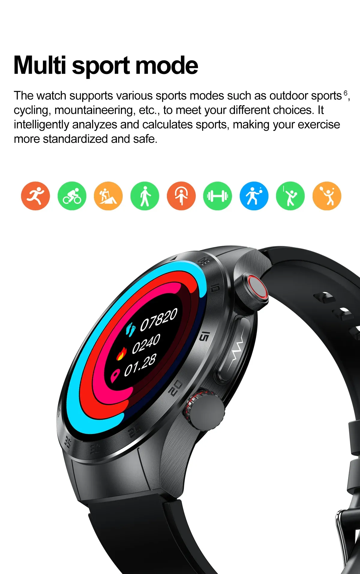 For XIAOMI IOS 650nm Laser Therapy Health Smart Watch Men ECG+PPG Blood Lipids Uric Acid Heart Rate Fitness Tracking Smartwatch