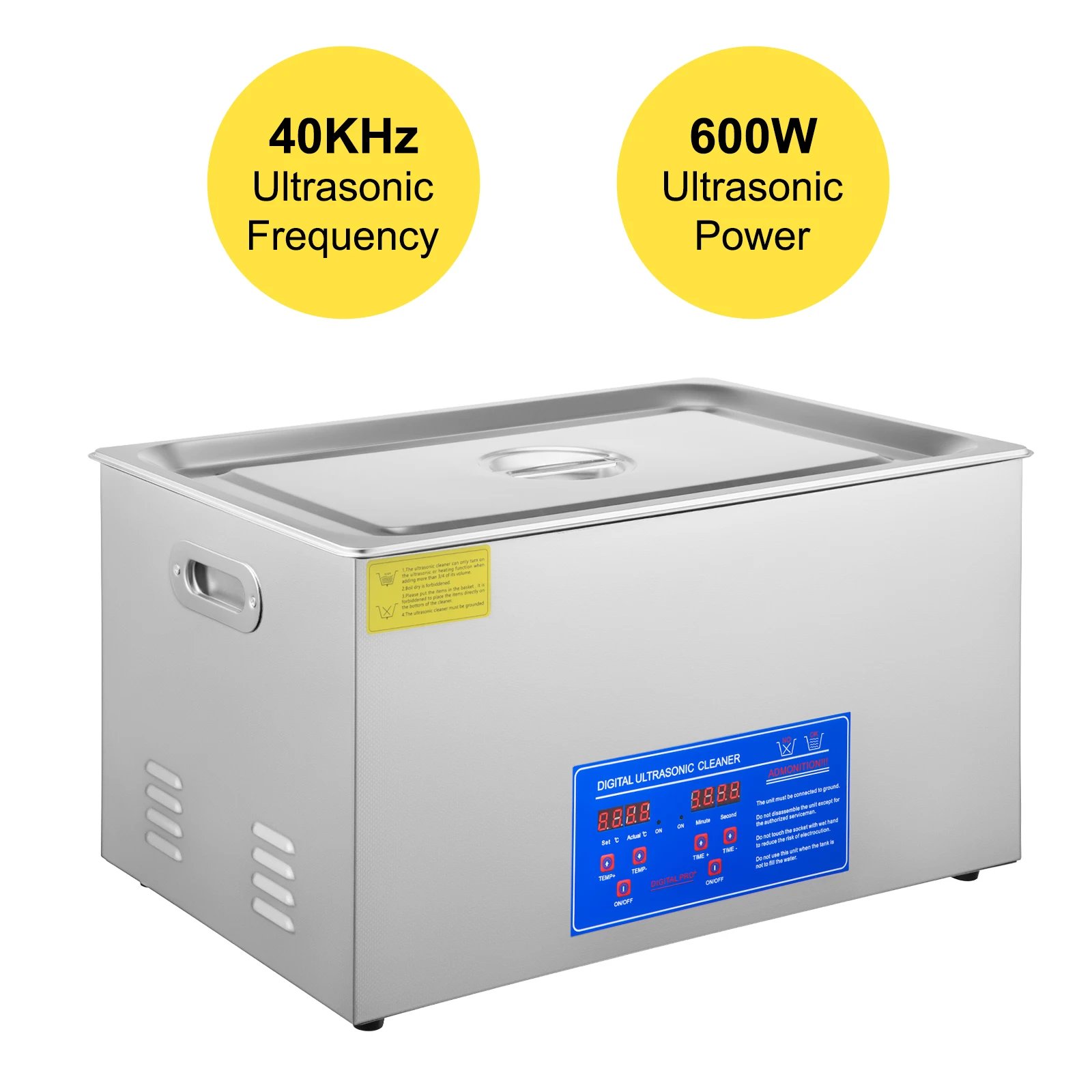 VEVOR 1.3L 2L 3L 6L 10L 15L 22L 30L Ultrasonic Cleaner Lave-Dishes Portable Washing Machine Diswasher Ultrasound Home Appliances VEVOR 1.3L 2L 3L 6L 10L 15L 22L 30L Ultrasonic Cleaner Lave-Dishes Portable Washing Machine Diswasher Ultrasound Home Appliances