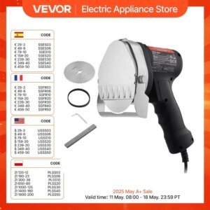 VEVOR Electric Shawarma Knife Professional Turkish Kebab Knife Commercial Stainless Steel Gyro Cutter Doner Kebab Meat Slicer
