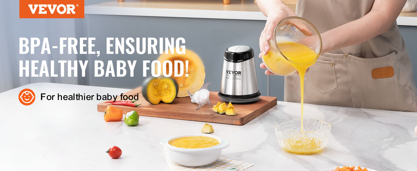 VEVOR Electric Meat Grinder with 4-Wing Stainless Steel Blades2.5 Cup Glass Bowl2 Speeds Food Grinder for Baby Food VEVOR Electric Meat Grinder with 4-Wing Stainless Steel Blades2.5 Cup Glass Bowl2 Speeds Food Grinder for Baby Food